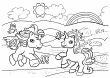 47 ausmalbilder zum ausdrucken mädchen fantastic. Einhorner Landschaft Mit Regenbogen Ausmalbilder Einhorn Zum Ausmalen Ausmalen