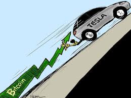 Ceo elon musk has been credited for raising the prices of cryptocurrencies, including bitcoin, through his messages on twitter. Cartoon Tesla Plans To Accept Bitcoin As Payment Yourmoney Cryptocurrency Gulf News