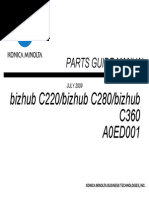 Please provide make & model number of your printer, we'll send you its drivers within few minutes to your email address in free of charge. Konica Minolta Bizhub C220 C280 C360 Parts Catalog Clutch Machines