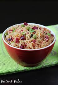 This easy congee rice porridge recipe can be made vegetarian. Beetroot Rice Recipe Beetroot Pulao Recipe Beetroot Recipe For Kids