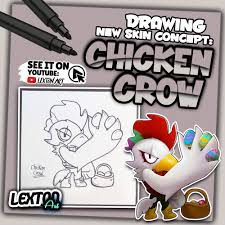 This was a blast to work on with with golden wolf animation: How To Draw Chicken Crow Skin Concept Brawl Stars Lexton Art How To Draw Chicken Crow Skin Concept From The Videogame Brawl Stars Learn To Draw I