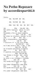 Rem solm sib7 la7 rem. No Potho Reposare Accordi Tazenda