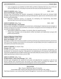 Asset Management Resume Example