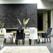 Caspian Atlantic Table And 6 Melia Chairs Only 1995 00 On Barkerandstonehouse Co Uk Http Bi Velvet Dining Chairs Velvet Dining Room Chairs Dining Chairs