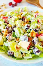 Classic Waldorf Salad Recipe The Most Popular Salad Is So Easy To Make At Home Fresh Salad Recipes Waldorf Salad Recipe Waldorf Salad