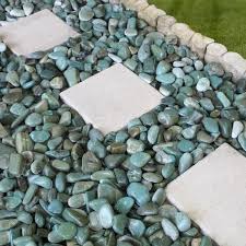 Rain Forest 30 Lb Green River Rock Lowes Com In 2020 Landscaping With Rocks River Rock Landscaping River Rock