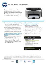 Hp laserjet professional p1108 driver for windows 7 32 bit, windows 7 64 bit, windows 10, 8, xp. Hp Laserjet Pro P1108 Printer Techshire Technologies India Pvt Manualzz