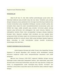 Tuduhan tersebut kemudian didukung oleh nato bahkan oleh pbb. Hegemoni Dan Globalisasi Barat