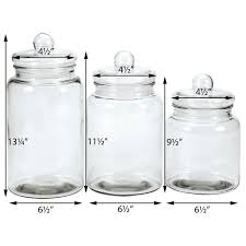 Perfect for adding a decorative touch to weddings or dinner parties, this set clear glass apothecary jars helps bring a little taste of lavish, contemporary design. Glass Apothecary Jars With Lids Decorative Display Canisters Clear Storage Organizers Set Of 3 Walmart Com In 2021 Glass Apothecary Jars Apothecary Jars Jar Storage