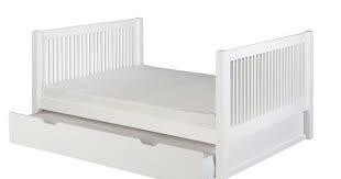 Camaflexi Mission Style Solid Wood Tall Platform Bed With Trundle Full White Be Sure To Check Out This Full Platform Bed Full Size Platform Bed Trundle Bed
