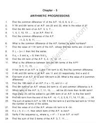 Go through these cbse class 10 social science notes to score well in your exam. Cbse Class 10 Mental Maths Arithmetic Progressions Worksheet
