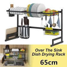 Check spelling or type a new query. Buy 65 79 85 91cm Stainless Steel Over The Sink Drying Dish Rack Kitchen Holder Organizer Drainboard Drainer Kitchen Light Duty Countertop At Affordable Prices Free Shipping Real Reviews With Photos Joom