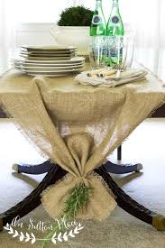 Westelm.com has been visited by 100k+ users in the past month Easy No Sew Burlap Table Runner On Sutton Place