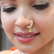 Naak Ka Diamond Ka Nose Pin Gold Nose Nak Ka Ring Nose Stud Nak Me Nathni