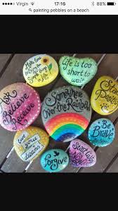 Whether you are a rock artist or like diy crafts, this design will make you believe in yourself. Sweet Idea Painted Rocks Rock Painting Art Pebble Painting