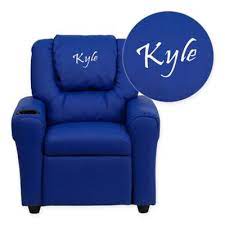 Look for sturdy fabric that is soft and comfortable to the touch. Flash Furniture Personalized Kids Recliner Bed Bath Beyond