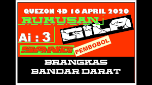 Prediksi Togel Quezon Kamis 16 April 2020 Youtube
