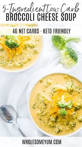 Easy Broccoli Cheese Soup Recipe 5 Ingredients Broccoli Cheese Soup Ketogenic Recipes Dinner Broccoli And Cheese