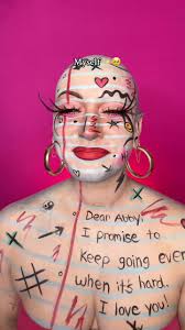 #makeup #makeuptutorial #creativemakeup #bald #alopecia #makeupreels  #makeuptransition