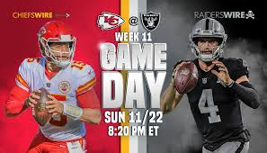 Jun 07, 2021 · the kansas city chiefs sent one player, wide receiver cornell powell, to the nflpa's rookie premiere class for the 2021 season. Chiefs Vs Raiders Week 11 How To Watch Stream And Listen