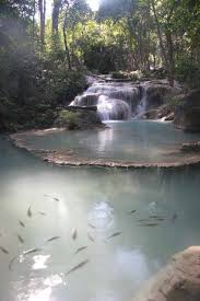 Add a gazebo and/or a softtub hot tub to truly create a piece of paradise in your back yard! Erawan Waterfall Thailand S 7 Travertine Play Waterfalls