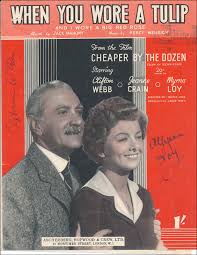 The film revolves around a man who hires an actress to join him in a fake marriage so that they can collect. Cheaper By The Dozen Movie Cast Sheet Music Signed Co Signed By Myrna Loy Clifton Webb Historyforsale Item 341253