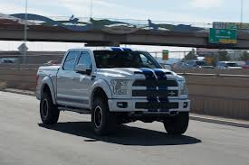 These are 2 of the best trucks on the market. Sema 2015 Shelby S All New 700 Horsepower Ford F 150