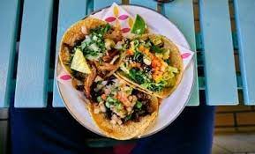 Now, you could argue that fish tacos don't exactly qualify as comfort food, yet something about each bite of that golden, crispy fish — enhanced by tangy hot sauce, cooling, creamy mayo and a toothsome cabbage taco tuesday with rick bayless: San Diego Taco Tuesday Guide Sd Entertainer Magazine