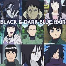 Dark Black Blue Hair In Naruto Anime Comic Movies Dark Blue Hair