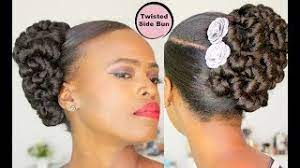 The short pin up hairstyles. Twist Pin Up Bun Natural Hair Tutorial Youtube