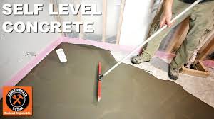 The idea was to create a sleeker room with less clutter and a spacious design. How To Self Level Bathroom Floors Part 1 Prep Concrete Basement Floor By Home Repair Tutor Youtube