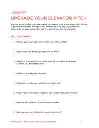 In her pitch, megan davidson, phd aims to educate prospective clients about both her business and her profession. How Do You Write An Elevator Speech About Yourself
