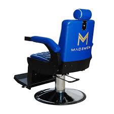 Blue Heavy Duty Barber Chair In 2020 Barber Chair Salon Decor Chair
