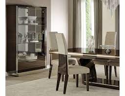 A contemporary dining room set is the perfect way to make meals feel less mundane. Giorgio Bell Italian Modern Dining Table Set Black Dining Room Table Dining Room Table Set Dining Room Furniture Modern