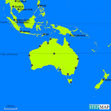 This happens at the december solstice, when the southern hemisphere is tilted towards the sun to its maximum extent. Stepmap Australia Landkarte Fur Australia
