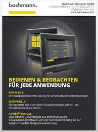 Bachmann, your solution partner from sample process to mass production. Produktubersicht Bachmann Electronic Gmbh Sps Magazin