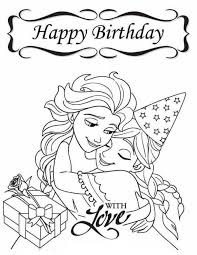 Frozen Sister Coloring Pages Frozensistercoloringpages Frozencoloring Happy Birthday Coloring Pages Birthday Coloring Pages Frozen Coloring Pages