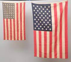 Sold at Auction: Vintage 48-Star Flag & 50-Star Flag