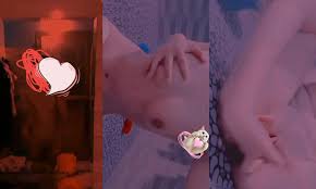 Long nails sister middle finger digging hole