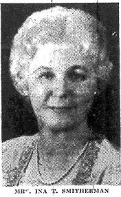 Ina Hill (Thompson) Smitherman (1886-1946)