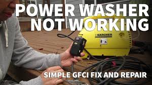 Water flows through these major parts of a pressure washer power pumps are also designed several different ways, but each will include a number (which varies) of inlet, check, and outlet valves that work together to pass. Pressure Washer Repair With Oaonan Gfci Plug Electric Pressure Washer Not Working Youtube
