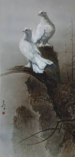 Lee Man Fong A Pair Of Doves Animals Sotheby S Hk0657lot92gxnen Southeast Asian Arts Dove Painting Fine Art Painting Oil