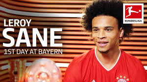 Latest news and transfer rumours on leroy sané, a german professional footballer who has played for football clubs manchester city fc, fc schalke 04 and the german national team. Leroy Sane S First Day At Fc Bayern Munchen Youtube