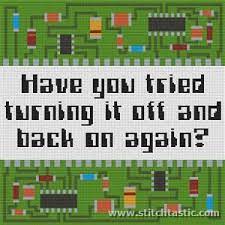 Printable pdf format and editable hft format charts. Computer Sayings Cross Stitch Kit Geeky Cross Stitch Geek Cross Stitch Cross Stitch