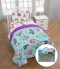 Shop for monkey twin bedding at bed bath & beyond. Fingerlings Monkey Around Twin Bed Set With Bonus Tote Kid S Bedding Walmart Com Walmart Com