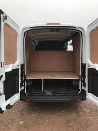 Ply Lining Ford Transit With Raised Floor Ford Transit Van Shelving Van