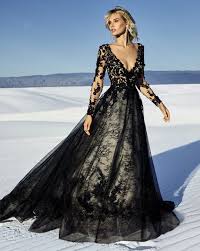 Check out our black wedding dress selection for the very best in unique or custom, handmade pieces from our dresses shops. 24 Black Wedding Dresses With Edgy Elegance