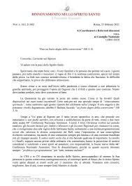Episodul următor ai noștri s1 e9 ». Circolari Rinnovamento Nello Spirito Santo