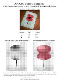 Depending on what you have in mind, there are a series of ways to make a cross stitch pattern, and. Free Anzac Poppy Australia New Zealand Cross Stitch Chart By Homestitchness Cross Stitch Flowers Celtic Cross Stitch Cross Stitch Patterns