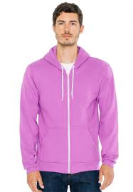 American Apparel Custom Hoodies Unisex Flex Fleece Zip Hoodie